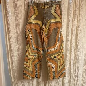 Oli & Hali Multi-Color Star Patchwork Pants